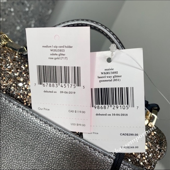 💫 Kate Spade Maisie Glitter Crossbody Wallet Set - Picture 4 of 8